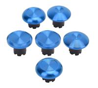 Yinhing Thumbsticks de Metal, Tapas de Joystick Intercambiables para Controlador Pro con 6 Tapas, Diseño Texturizado Plug and Play (BLUE)