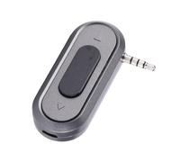 Yinhing Transmisor FM para Tableta y Teléfono Móvil de 3,5 MM, 10 Horas de Reproducción con Batería Integrada de 300mAh, Llamadas Manos Libres, Tecnología Estable y Fácil de Usar