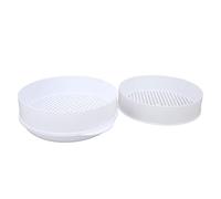 Yinhing Vaporizadores para Microondas con Cubierta Transparente, Deformación Calentada para Cocina Casera, Diseño de Ergonómico, Opciones de Tamaño Mediano de Doble Capa (Capa doble mediana)