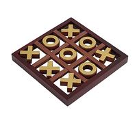 Yinhing XO Juego de Mesa de Madera XO Juego de Dedos para Diversión Familiar de Rompecabezas Interactivo para Decoración de Mesa de Centro Hecho de Pino de Diseño Que Ahorra Espacio