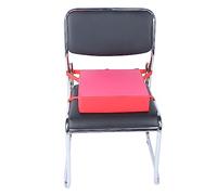 Yinhing y Cojín Extraíble para Silla de Comedor para Niños, Almohadilla para Trona, Color Rojo, Diseño Cómodo y Ergonómico para Uso a la Hora de Comer Fácil de Usar (Frente rojo)