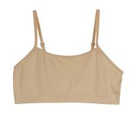 YINI - Vuelta al cole. Top sujetador ajustable con tirantes en los hombros, para niñas y chicas, 3 unidades Beige beige Small