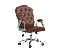 Yinj9562fg Ajustable Silla moderna de lujo para ordenador, libro, silla giratoria para ascensor para oficina, cómoda silla sedentaria con respaldo alto para uso doméstico Ergonómico(Bruin)