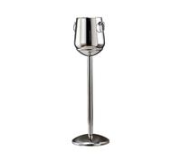 Yinj9562fg Botellas de Cerveza Cubo de champán, Barra de Acero Inoxidable, Cubo de Hielo for Uso doméstico con Estante, Cubo de pellets de Hielo, Cubo de Lujo for Vino Tinto Accesorios