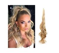 Yinj9562fg Coleta Postiza Extensiones de Cabello sintético for Cola de Caballo Ondulada de 26 Pulgadas de Largo, Flexibles y envolventes, for Uso Diario. Extensiones Coleta(P27-613)