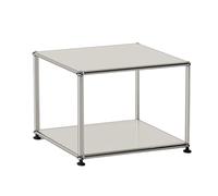 Yinj9562fg Mesa de Centro pequeña Mesa Auxiliar Modular for sofá, Mesa de Almacenamiento con empalmes arbitrarios, Mueble Minimalista Moderno for Sala Estar Mesa Auxiliar(Blanco,Grande)