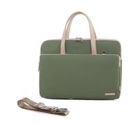 Yinj9562fg Para uso en la oficina, bolsa de ordenador portátil de 13 a 16 pulgadas, funda protectora de gran capacidad, maletín de hombro cruzado, almacenamiento portátil, Green, For 15.6-16 inch