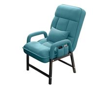 Yinj9562fg Respaldo Alto Silla de Oficina ergonómica de Tela for recepción, Oficina, reunión, Sala de Espera y Oficina Lateral, Silla de Escritorio for el hogar Multifuncional(Blue)