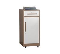 Yinj9562fg Vertical Gabinete archivador de Archivos con cajones Acero Almacenamiento Multifuncional for Oficina Debajo del Escritorio gabinete Cerradura Organización(Bruin)