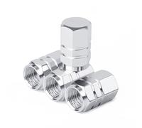 yinjianping Tapas de válvula para Opel Astra H 2004-2009 Astra H,Tapas De Válvulas De Neumáticos De Automóvil Antipolvo,Tapa de Válvula Antirrobo Tapas,Prueba de Fugas,Antirrobo,Silver-4PCS