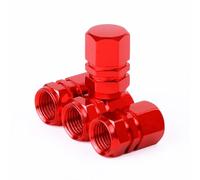 yinjianping Tapas de válvula para Opel Astra J 2009-2015 Astra J,Tapas De Válvulas De Neumáticos De Automóvil Antipolvo,Tapa de Válvula Antirrobo Tapas,Prueba de Fugas,Antirrobo,Red-4PCS