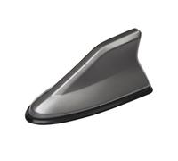 yinjieEUR Antena de Techo Aleta de Tiburón Coche para VW T-Cross (C1 2019-2025 2026), Cubierta de Base Radio Am FM, Accesorios Exteriores Adhesivos Aerodinámicos,Grey