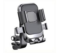 yinjieEUR Soporte MóVil Moto para BMW R 1200 RT,Soporte TeléFono Moto Anti VibracióN,Soporte Movil Bicicleta 360° RotacióN,Soporte Telefono Movil Bicicleta Desmontable,Horizontal Handlebar Style