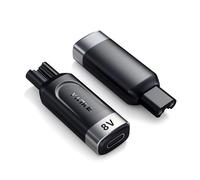 Yinke 8V Adaptador HQ850 USB-C para Maquina de Afeitar Hombre para Philips Oneblade QP2530/QP2630 Maquina Afeitar Hombre, Misma Velocidad, Tamaño Reducido, Portátil (Cable Excluido)