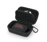Yinke Funda para altavoz Bluetooth portátil JBL GO 4/GO3/GO2, bolsa de almacenamiento rígida para viajes (Negro)