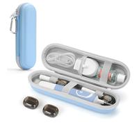 Yinke Funda para cepillo de dientes eléctrico, funda de viaje para cepillo de dientes eléctrico, funda portátil para cepillo de dientes, Blue, Bolsa de almacenamiento para cepillos de dientes