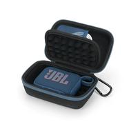 Yinke Funda para JBL GO 4/GO3/GO2 portátil Bluetooth Speaker, Hard Carry Travel bolsa de almacenamiento funda (azul)