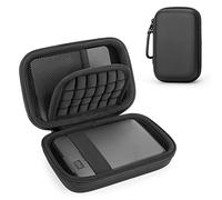 Yinke Funda rígida para disco duro externo WD/Toshiba Canvio Gaming/Basics/Flex & Seagate Portable Drive/Game Drive/One Touch/Expansion portátil, funda rígida de viaje (negro)
