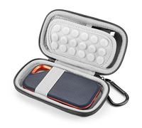 Yinke Hard Case für Extreme Pro/Extreme Portable Externo SSD 500GB 1TB 2TB Reisetasche Schutzhülle Aufbewahrungstasche (Gray)