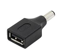 YiNLuax Adaptador de corriente USB a 5.5 x 2 5 x 2.1 .5 x 1.7 4.8 x 1. 4.0 x 1. 3.5 x 1.35 3.0 x 1.1 2.5 x 0.7 mm, adaptador USB hembra a macho hembra con múltiples especificaciones para paquetes de
