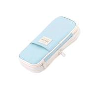 YiNLuax Estuche escolar de gran capacidad para bolígrafos, soporte simple para marcadores, suministros de arte, almacenamiento para estudiantes, gran capacidad, estilo coreano, bolsa simple