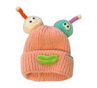 YiNLuax Gorro de punto divertido para mujer y niña, novedad, boca de salchicha, gorro cálido de invierno, lindo gorro de punto para actividades al aire libre, a prueba de frío, gorro de punto único, B
