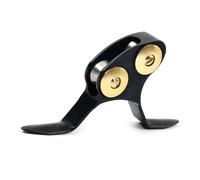 YiNLuax Guía de caña de pescar para barcos de una o dos poleas con anillos de ojo de alta resistencia, accesorios duraderos para botes de una o dos poleas