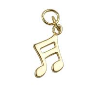 YiNLuax Práctico llavero de metal con notas musicales, accesorio elegante, regalo de joyería, adorno elegante para cumpleaños, aniversario, nota musical, dorado claro