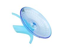 YiNLuax Rueda de ejercicio de jerbo silencioso con punta estable en forma de plato inmune para mascotas pequeñas, disco de correr para jaula, plato volador, rueda de ejercicio