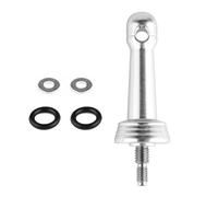 YiNLuax Soporte de carrete de inserción de caña de pescar para rueda de pesca, con junta y anillos de goma, balanceadores de carrete de aluminio, accesorio alto