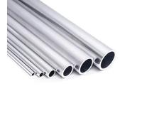 YINLUCK 1 Uds Tubo De Aluminio 6063, Diámetro Exterior 25mm, Diámetro Interior 3-23mm, Longitud 500mm, Plateado