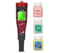 YINMIK Probador de Cloro Residual, medidor Digital de pH Cloro Residual, probador de Sal de pH, 0,1 probador de Piscina Profesional de Alta precisión para Jacuzzi, Piscina de Sal, Acuario