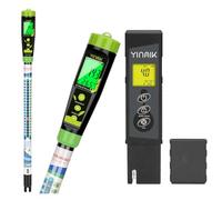 YINMIK Tester de pH Digital Hidropónico, Nuevo Medidor de pH Con Una Pantalla Brillante Degradada Mejorada Para Piscinas, Spas, Jacuzzis, Plantas Interiores, Agua Potable, Vino, Cerveza, Acuarios.