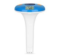 YINMIK Tester Flotante de Salinidad para Piscinas, Medidor Digital de Sal y Temperatura con Carga Solar, Ideal para Piscinas de Agua Salada, Spa Exterior y Jacuzzis