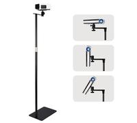Yinnhom Soporte para proyector, soporte universal multifuncional giratorio de 360°,soporte de suelo oculto en forma de L, compatible con proyectores,cámaras y webcams para uso en oficinas y exteriores