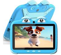 YINOCHE Tableta infantil para niños de 3 a 7 y 7 pulgadas, tablet para niños pequeños, tabletas Android para niños, tabletas de 32 G para niños, tableta WiFi para niños con control parental, funda a