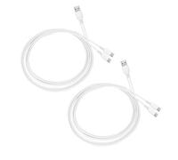 YINORD 2 cargadores para extractor de leche Momcozy M5, cable de carga USB, para extractor de leche manos libres M5, M6, M9, S9 Pro y S12 Pro de 3.3 pies (blanco)