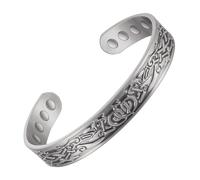 YINOX Brazalete clásico para hombre y mujer, pulseras con 8 imanes de imán para regalo