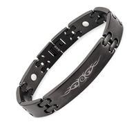 YINOX Pulsera magnética de acero inoxidable 316L, incluyendo imanes 9, puede ser usada por hombres y mujeres, adecuada para regalar