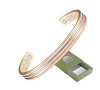 YINOX - Pulsera magnética de cobre para mujer, pulsera con 8 imanes, adecuada para regalos para esposas y madres