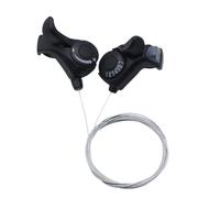 Yinprwi Palanca de cambios de velocidad de bicicleta, 3 x 7 pulgadas, un par de palancas y juego TX-30, palanca de cambios, accesorios de cambio de marcha de bicicleta de transmisión para bicicleta de