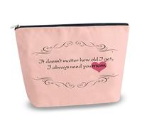 YINSSA Regalos de cumpleaños para mamá de hija, hijo, mamá, bolsa de cosméticos, bolsa de maquillaje pequeña, regalos de cumpleaños geniales para mamá, día de la madre, Navidad, San Valentín, regalos