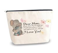 YINSSA Regalos para mamá de hija, hijo, mamá, bolsa de maquillaje, regalos geniales de cumpleaños para mamá, día de la madre, día de San Valentín, regalos de Navidad, regalos de mejor mamá, bolsas de