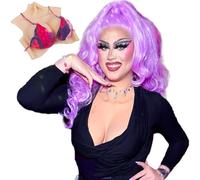 YINSUCDS Silicone Breast SIlicone Breastplate High Neck C-G Cup Breastform Fake Breast For Crossdresser Transgender Dragqueen