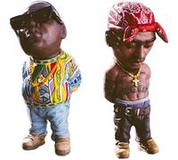 YINTMI Para B.I.G & 2Pac Figura Juguete Anime Personaje Muñeca Modelos De Anime Estatua, PVC Figura De Acción Juguetes Decoración De Escritorio Coleccionables Adornos, Adecuado Para Mayores De 14 Años