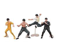 YINTMI Para Cuatro Bruce Lee Figura Anime Personaje Muñeca Modelos De Anime Estatua, PVC Figura De Acción Decoración De Escritorio Coleccionables Adornos, Adecuado para Mayores De 14 Años