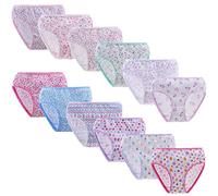 Yintry Niñas Bragas De Algodón Ropa Interior de Calzoncillos cómodos para niños (Paquete de 12 al Azar) (7-8 Años, Estilo2)