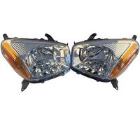 yinung faros para automóviles 1 par de faros delanteros coche con luz cruce y lejos para Toyota para RAV4 segunda generación (2000-2003)