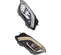 yinung faros para automóviles Faros delanteros de coche, 1 par, para Benz Clase S W222 2014-2017, conjuntos luces freno y dirección DRL