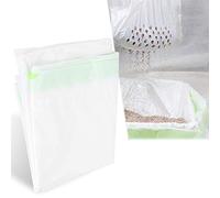 Yinuoday Revestimientos de Caja de Arena para Gatos 7 Piezas Bolsa de Filtro de Arena para Gatos con Cordón de Plástico Bolsas de Bandeja de Arena para Gatos Que Esconden Un Agujero Grande